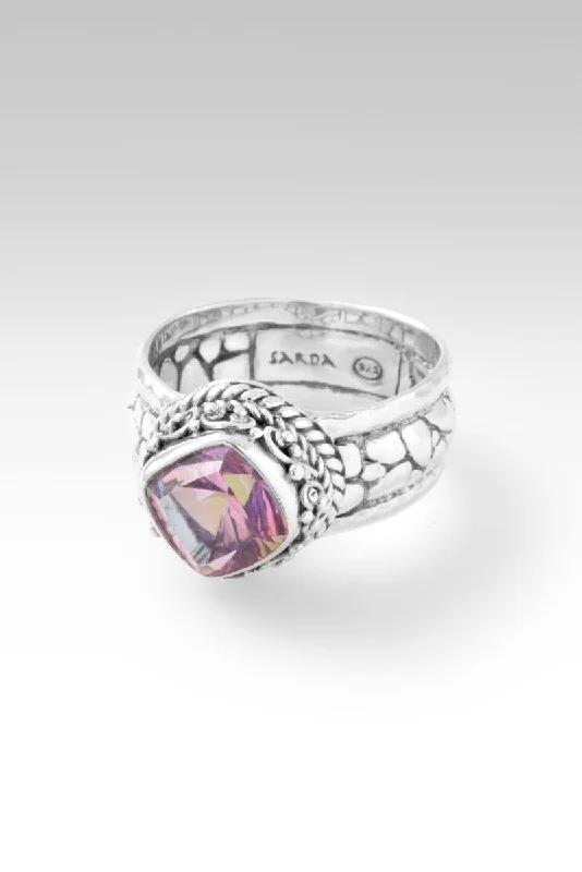 Serene Spirit Ring™ in Rainbow Sherbet™ Mystic Quartz