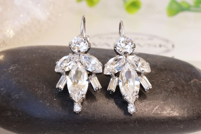 CRYSTAL WEDDING EARRINGS