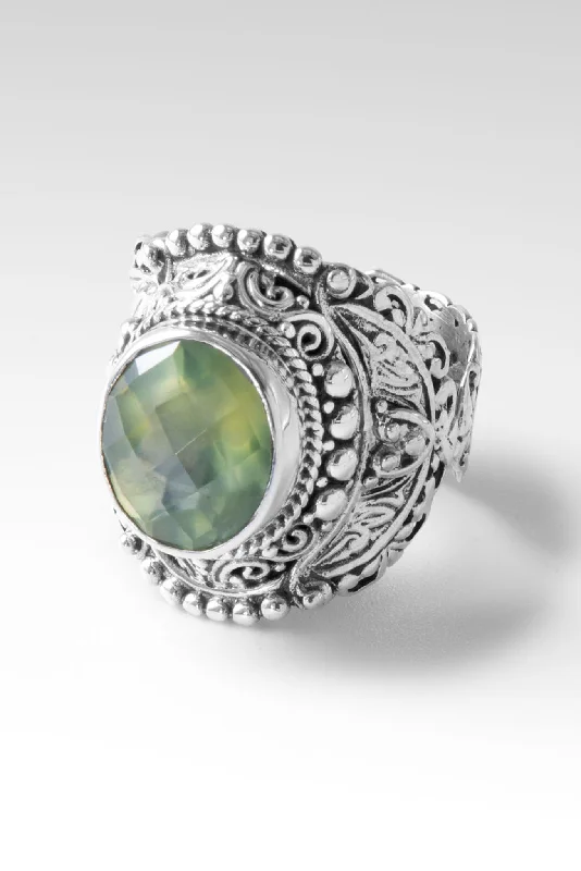 Treasure Ring™ in Prehnite