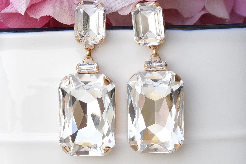 CRYSTAL BRIDAL EARRINGS