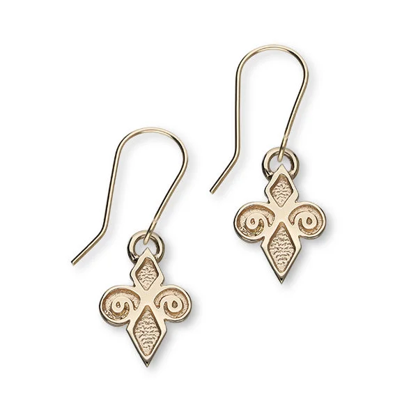 Orkney Traditional Gold Drop Earrings GE28