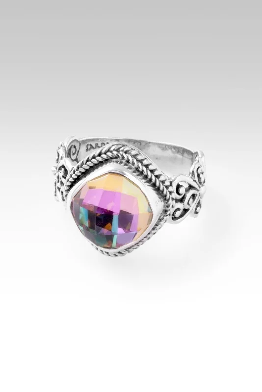 Faithful Devotion Ring™ in Northern Lights Sky™ Mystic Quartz