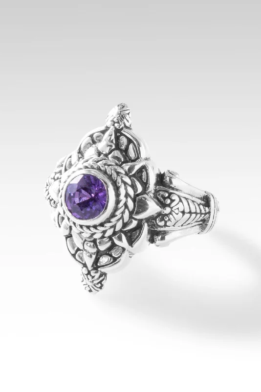 Regal Blessings Ring™ in Madagascar Purple Sapphire