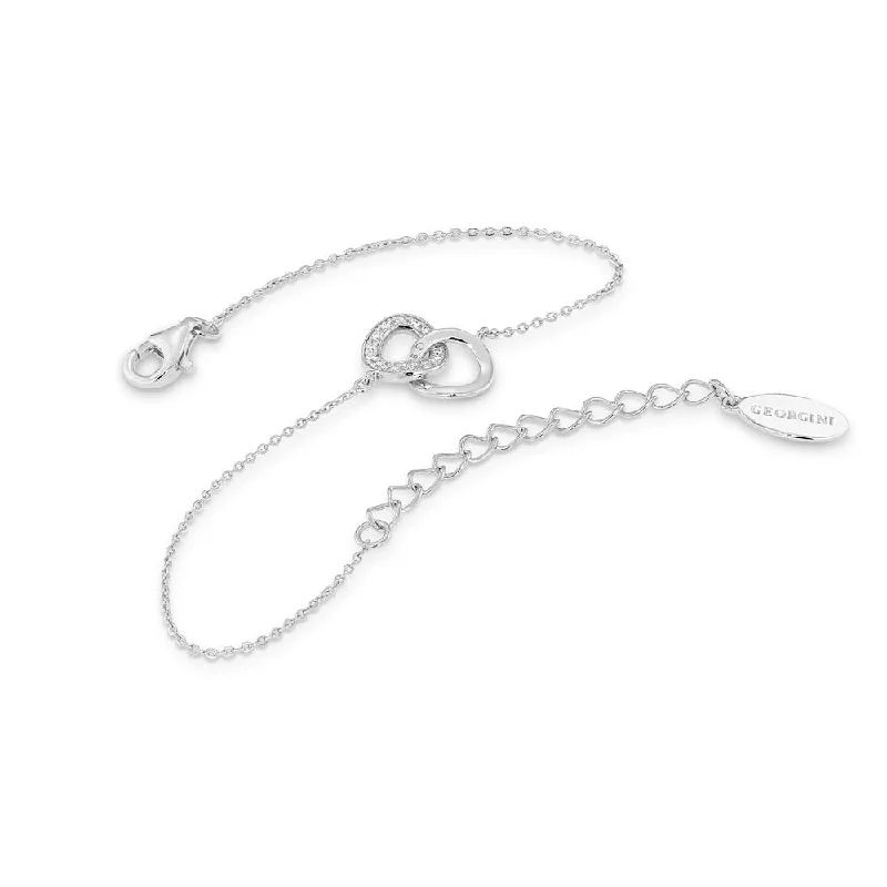 Georgini Sterling Silver Lynx Rhodium Bracelet