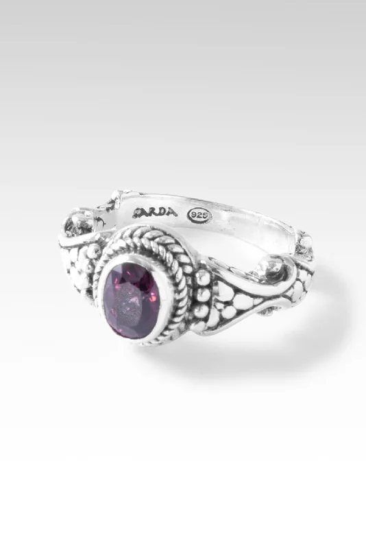 Love One Another Ring™ II in Elderberry Spinel