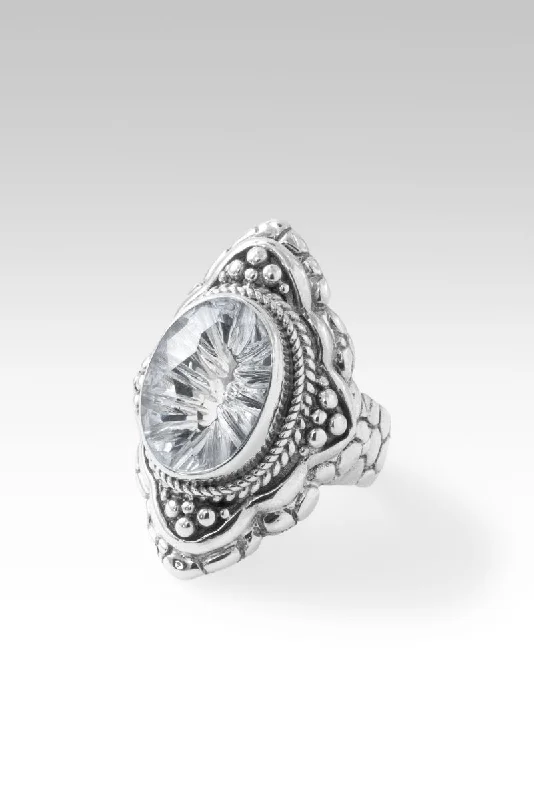 Radiant with Light Ring II™ in White Quartz