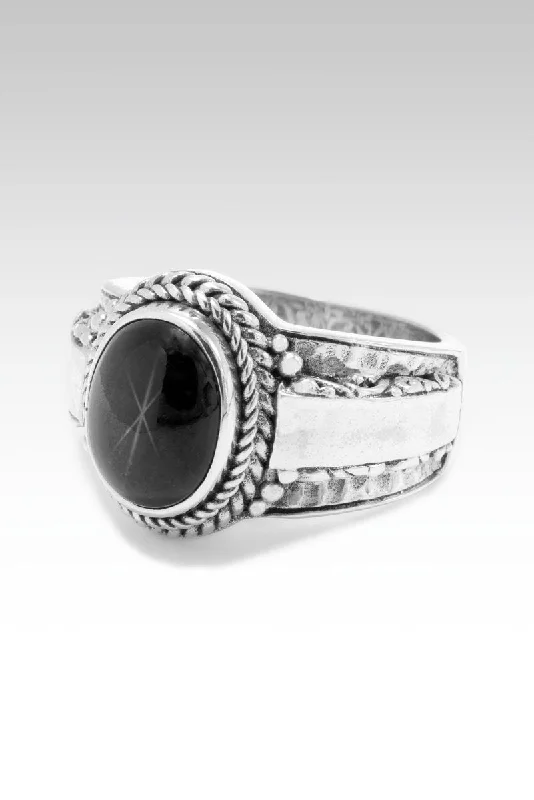 Presence Prospers Ring™ in Black Star Diopside