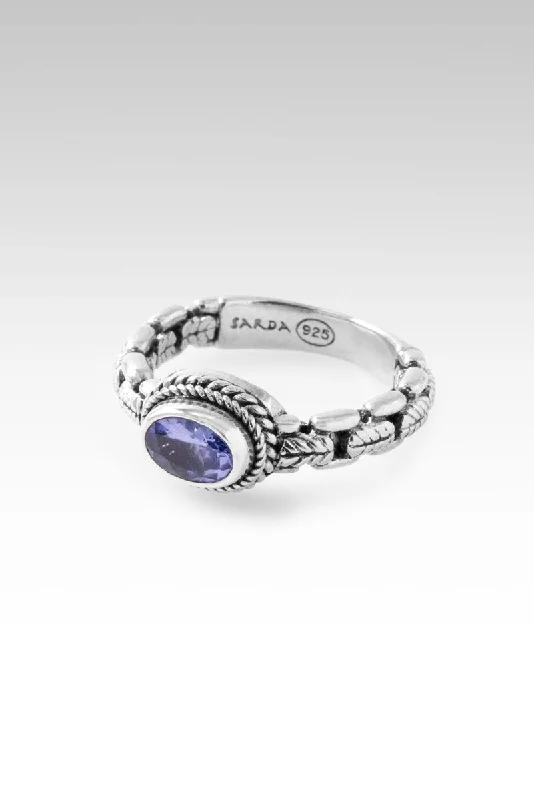 Tranquil Presence Ring™ in Tanzanite