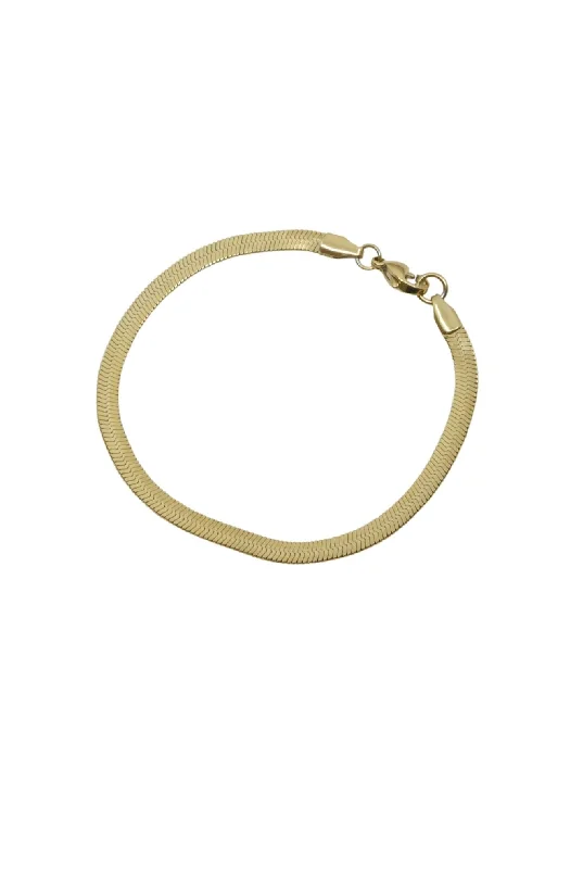 Snake Chain Gold Bracelet