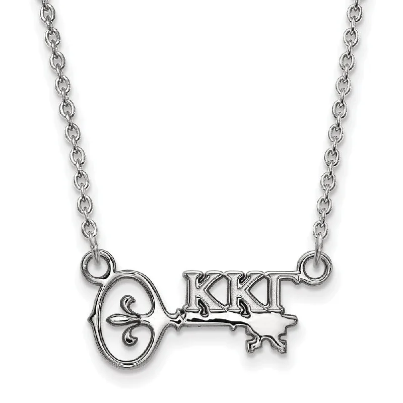 Sterling Silver Kappa Kappa Gamma XS (Tiny) Necklace