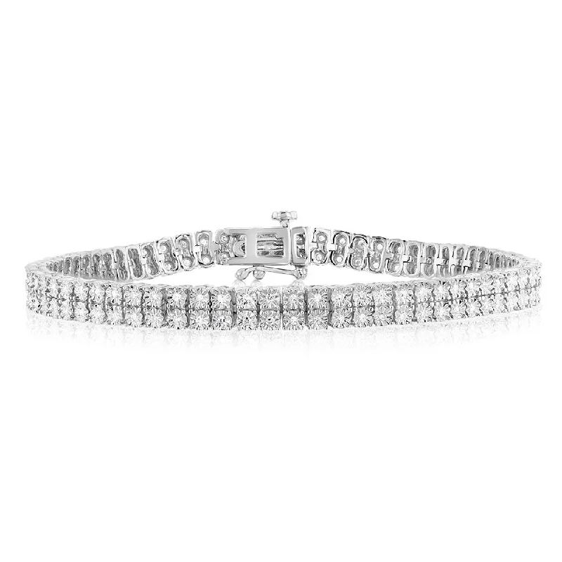 Luminesce Lab Grown 1/2 Carat Diamond Tennis Bracelet in Sterling Silver