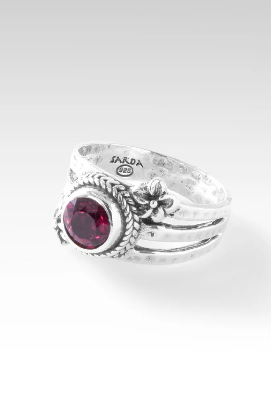 Everblooming Joy Ring™ in Rubellite