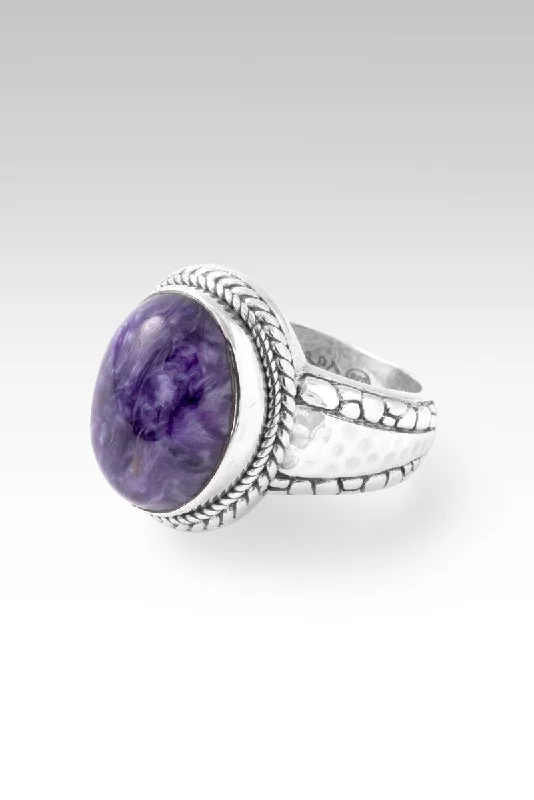 God's Blessings Ring™ in Charoite