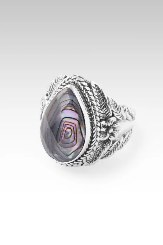 Floral Harmony Ring™ in Abalone