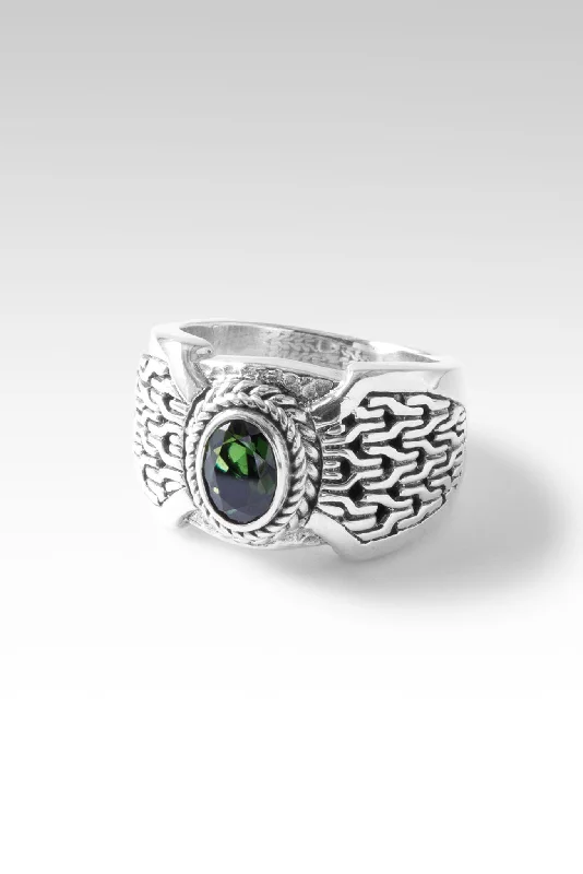 Strength in Weakness Ring™ in Chrome Tourmaline