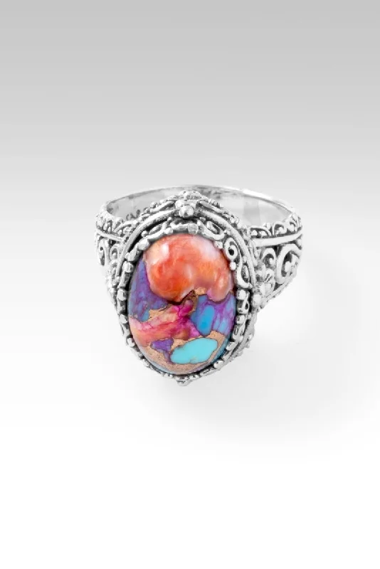 Bring About Peace Ring™ in Sweetart Kingman Turquoise