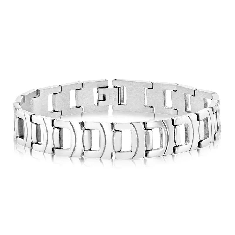 Stainless Steel Fancy 20.3cm Bracelet