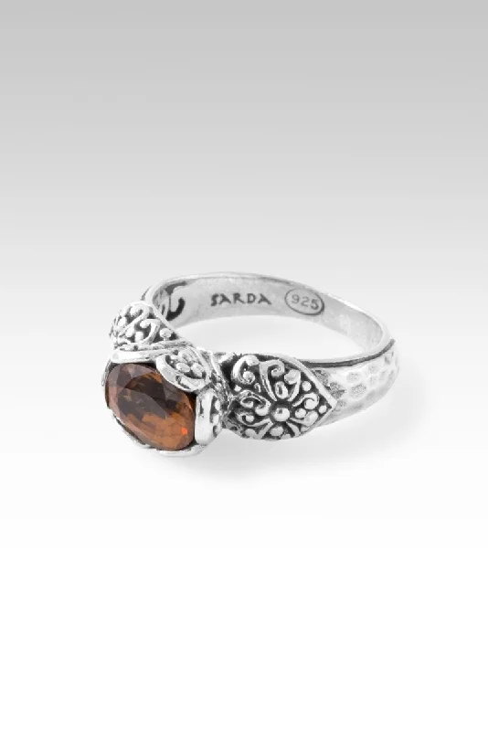 Euphony Ring™ in Cognac Zircon