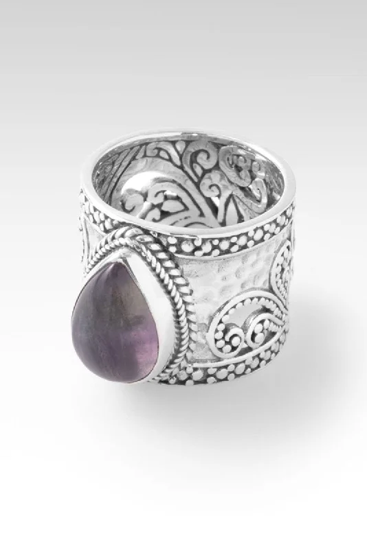 Enchanted Promise Ring™ in Rainbow Fluorite