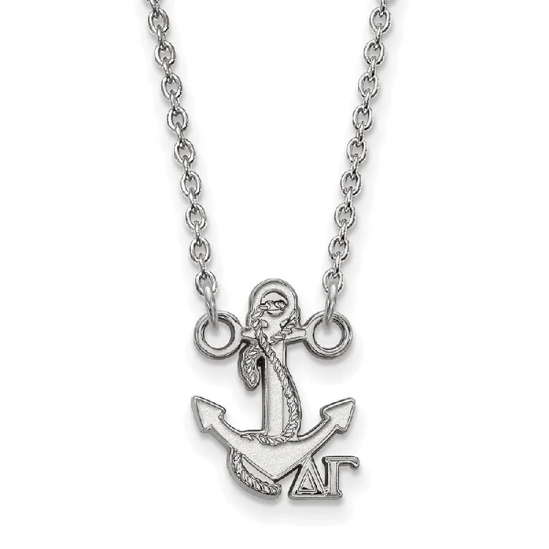 Sterling Silver Delta Gamma XS (Tiny) Necklace