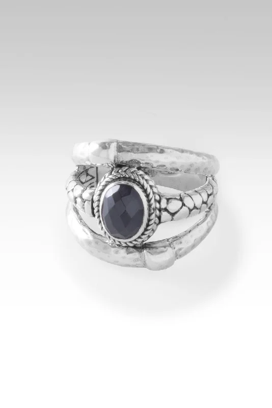 Journey Within Ring™ in Black Spinel