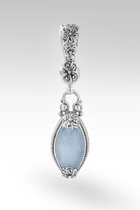 Flowering Resilience Pendant™ in Aquamarine