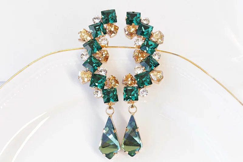 Emerald EAR CLIMBER EARRING