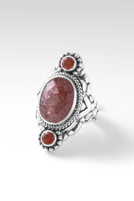 Radiant with Light Ring II™ in Orange Sunstone