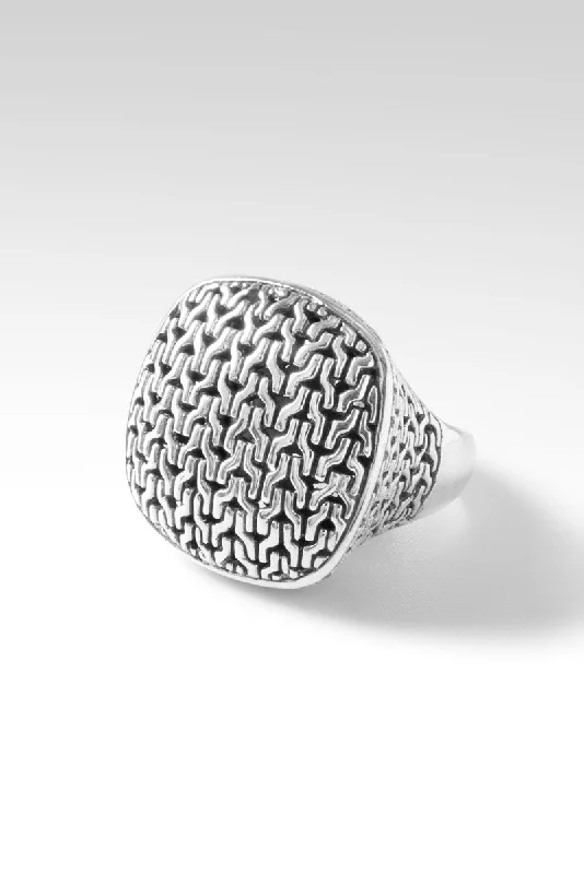 Ironclad Faith Ring™ in Chainlink