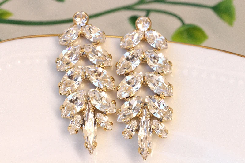 CRYSTAL CLUSTER EARRINGS