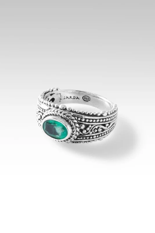 Heavenly Splendor Ring™ in Zambian Emerald