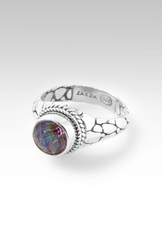 Give All Praises Ring™ in Northern Lights™ Mystic Quartz