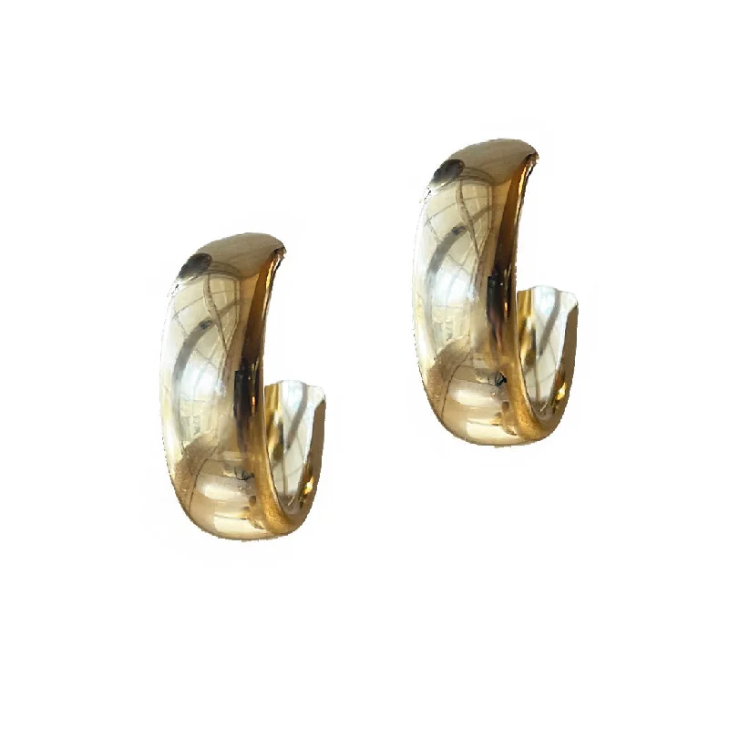 Gold tone Hoop Earrings