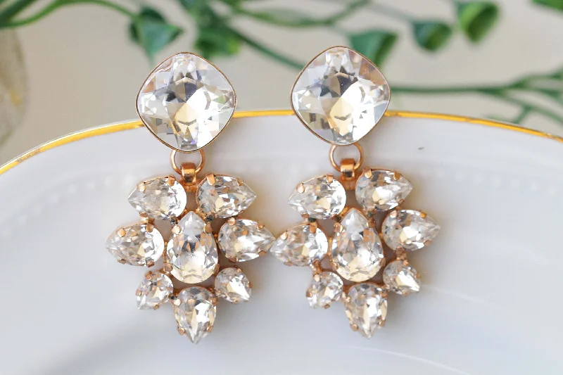 CRYSTAL BRIDESMAID EARRINGS