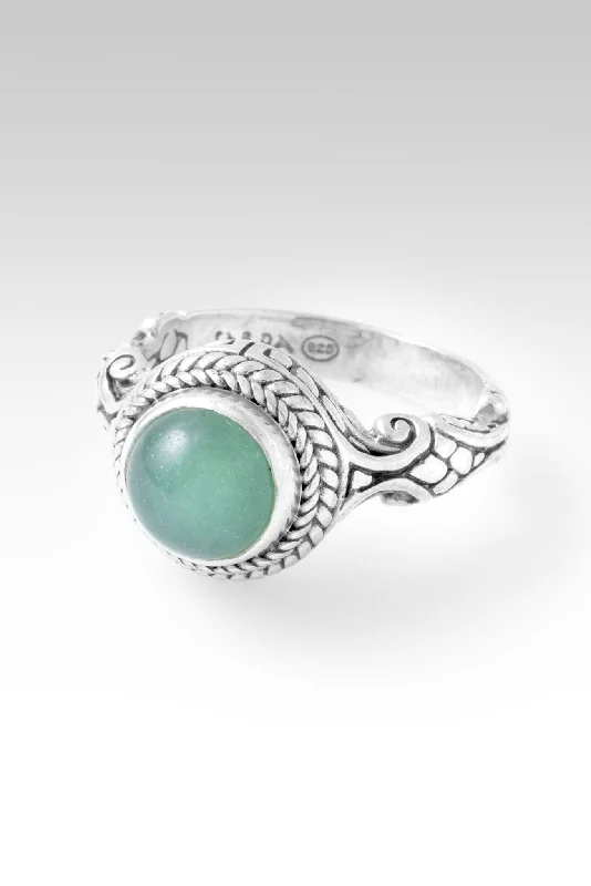 Love One Another Ring II™ in Green Aventurine