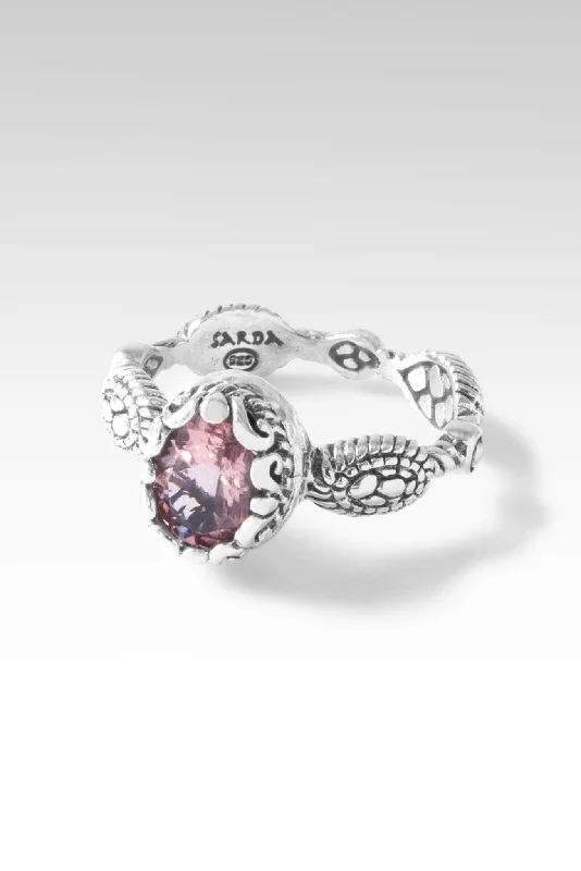 Live in Peace Ring™ in Morganite