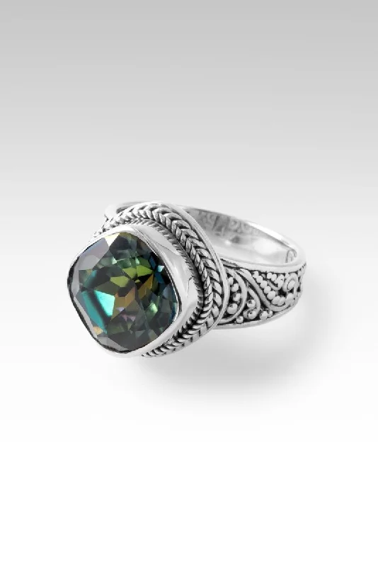 Eternal Life Ring™ in True Meiosis™ Mystic Quartz