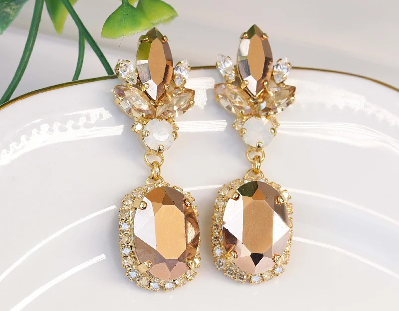 ROSE GOLD BRIDAL Earrings