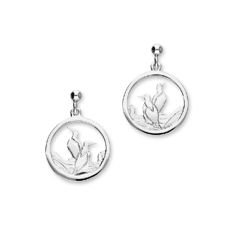 Nature In Flight Silver Earrings E141