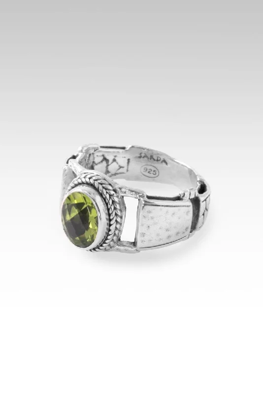 Hold on to Promises Ring™ in Peridot