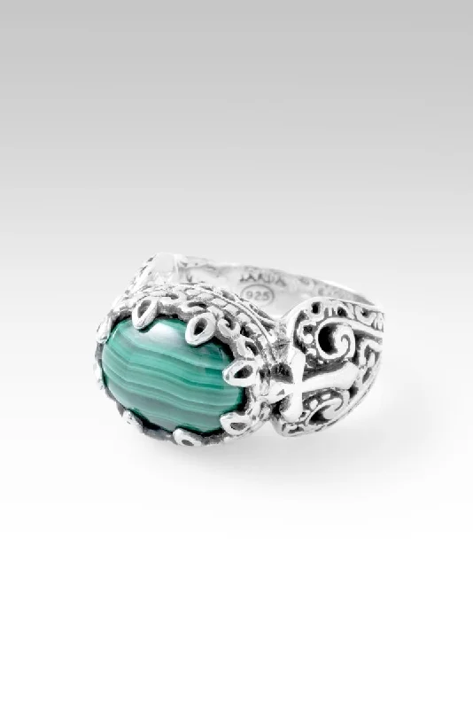 Susannah Ring™ in Malachite