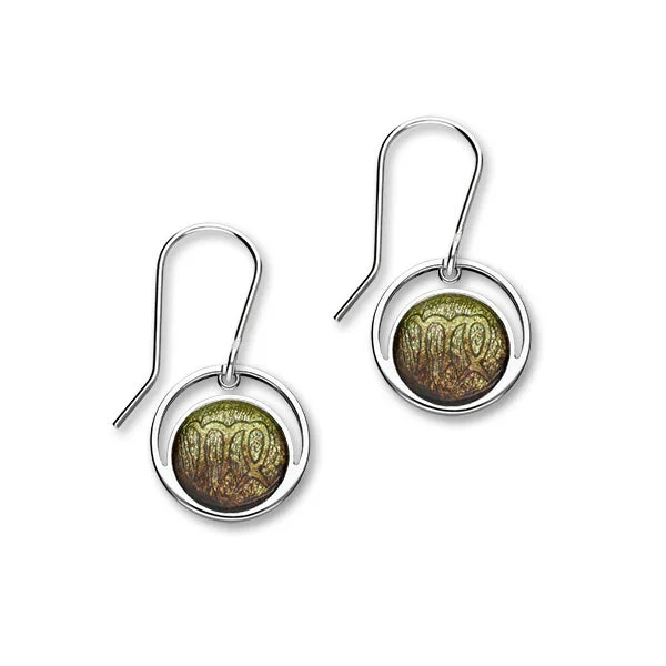 Zodiac Silver Earrings EE570 Virgo