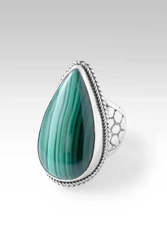 Healing Balance Ring™ in Malachite