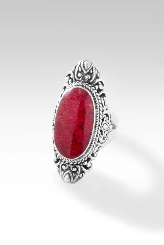 Share Kindness Ring™ in Red Sponge Coral