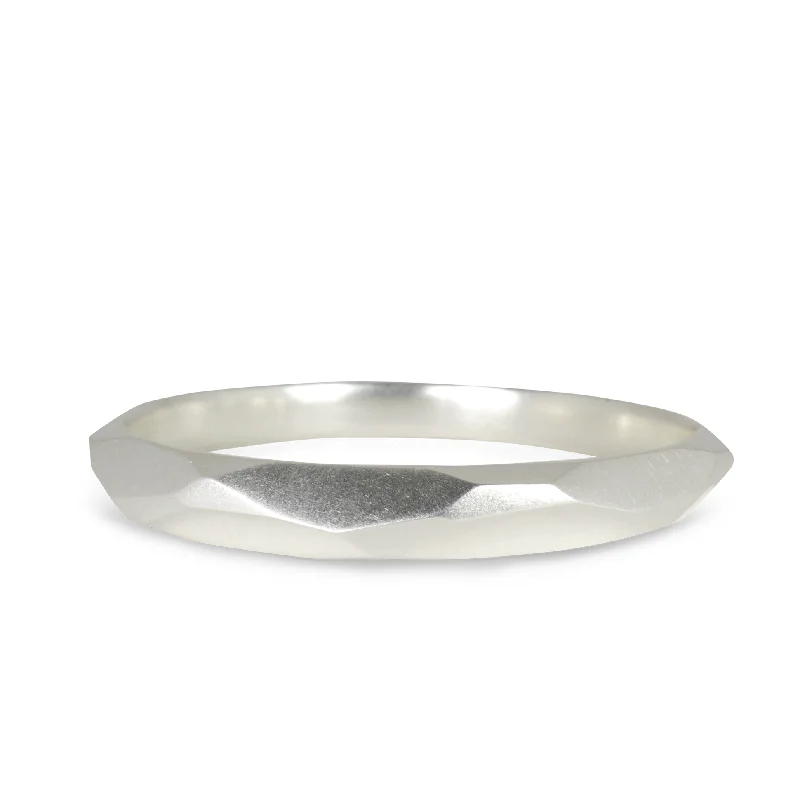 Silver Denali Bangle