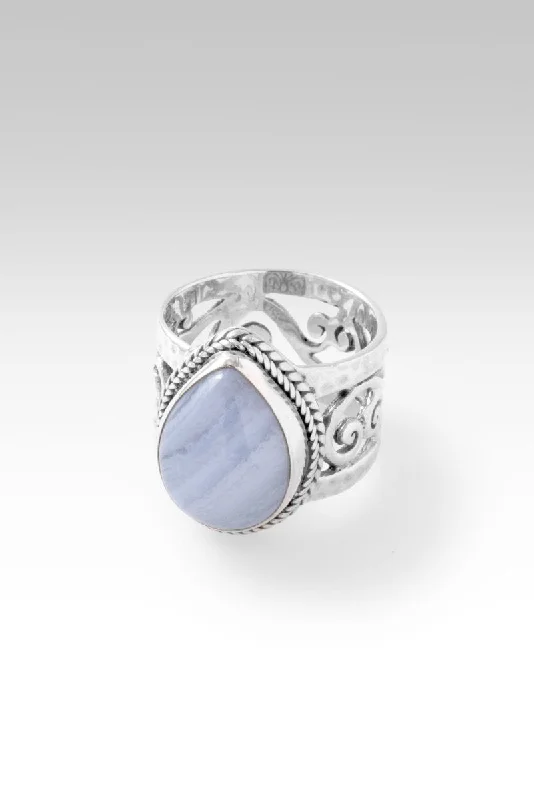 Full Forgiveness Ring™ in Blue Lace Agate