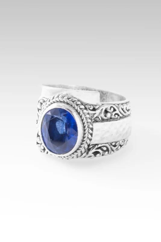 Graceful Serenity Ring™ in Blue Kyanite