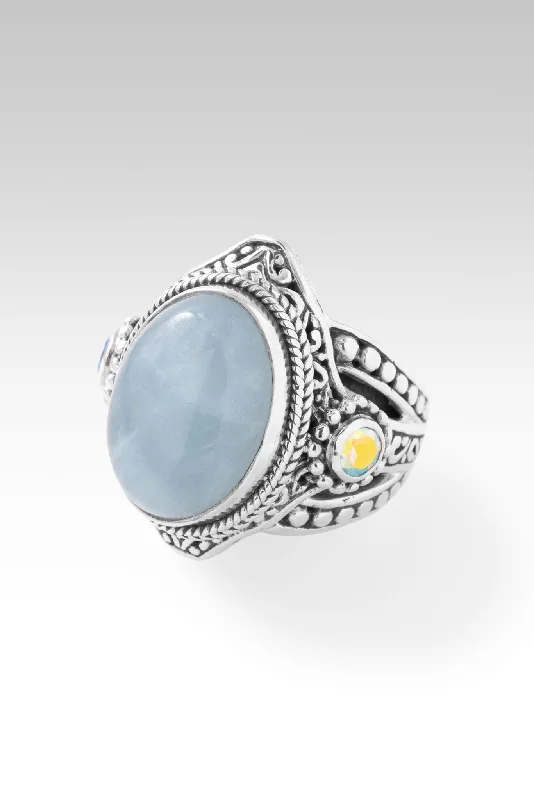 In All Things Ring™ in Aquamarine