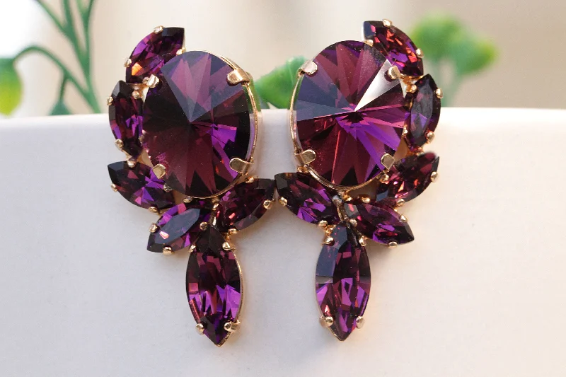 DARK PURPLE Earrings