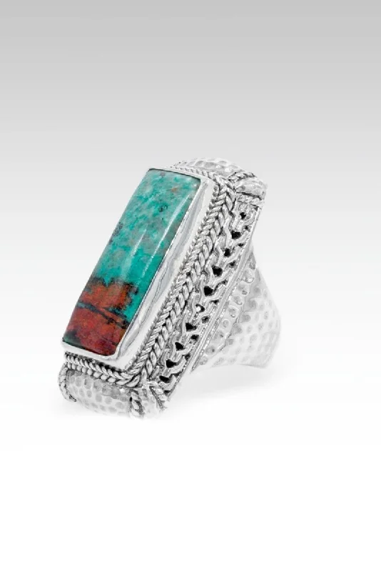 Tranquil Devotion Ring™ in Chrysocolla Sonora